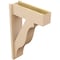 Ekena Millwork 7 1/2-in W x 22-in D x 34-in H Funston Block Rough Cedar Woodgrain TimberThane Outlooker, Primed Tan OUTUR075X22X34FST44RCPR - alternate 6